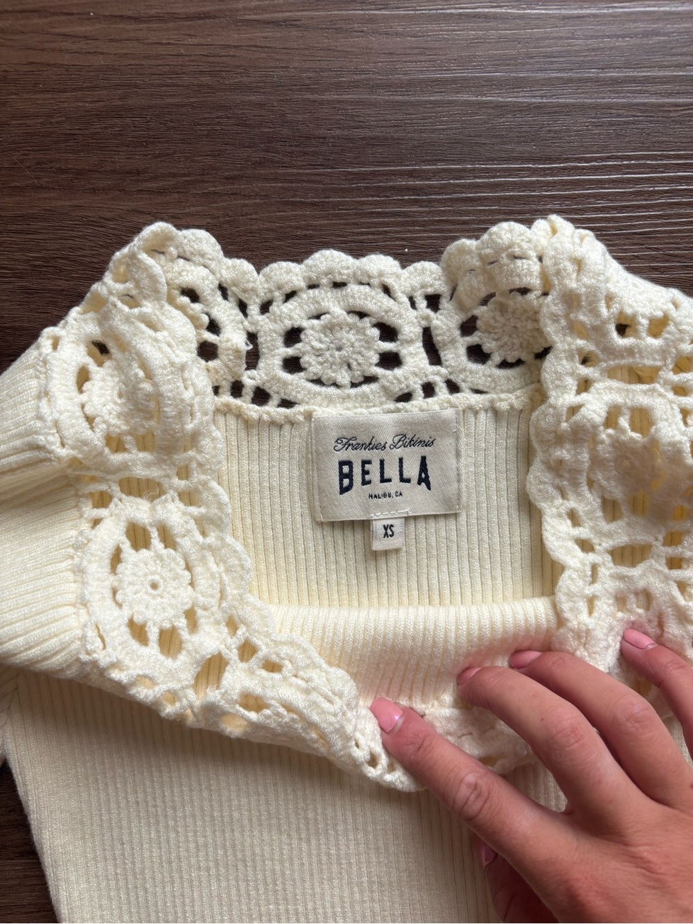 Frankie’s Bikinis Libra Crochet Dress - Picture 6 of 6